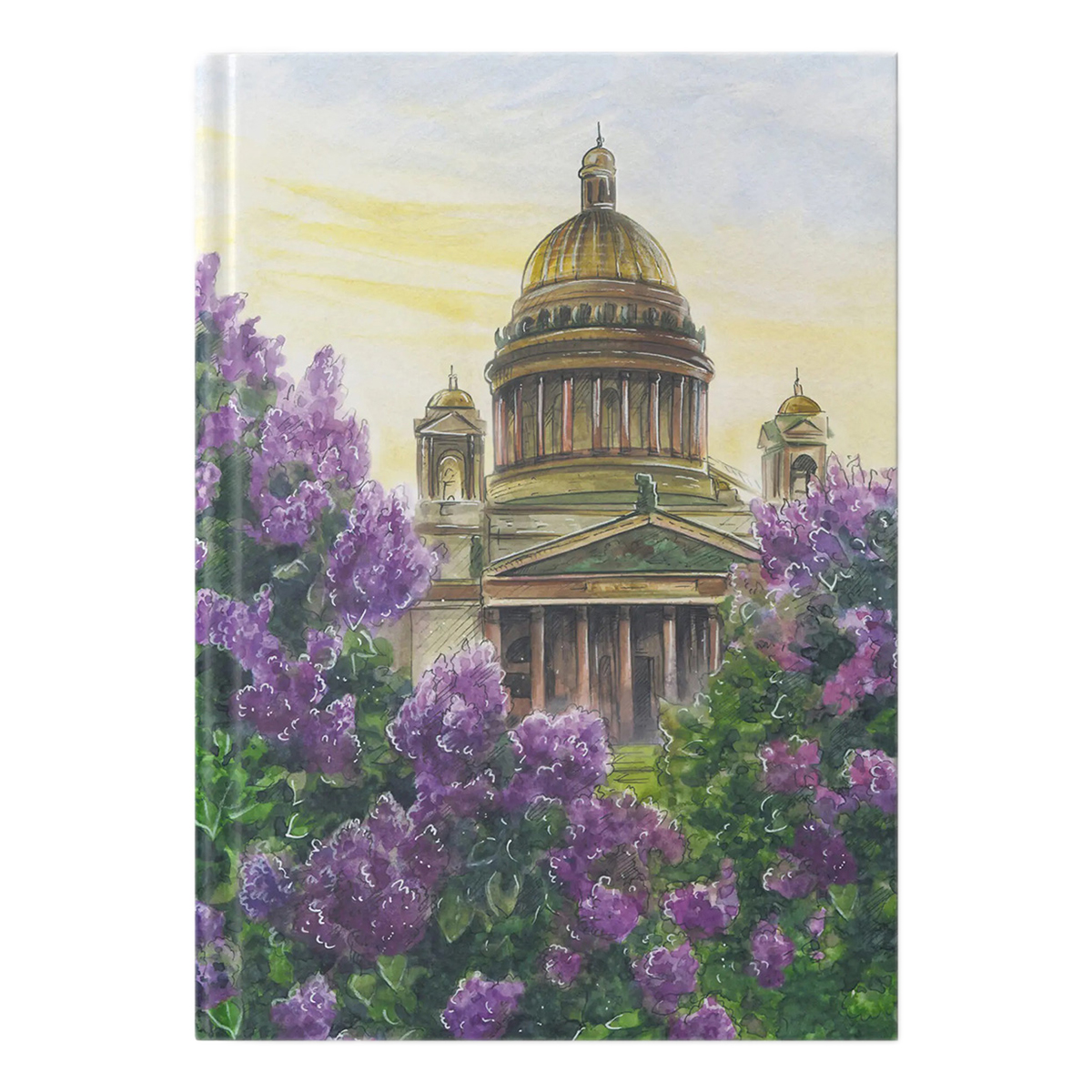 Listoff Книга для записей Питер в цвету A4 200 л. клетка КЗФ42004359 Фото 1.
